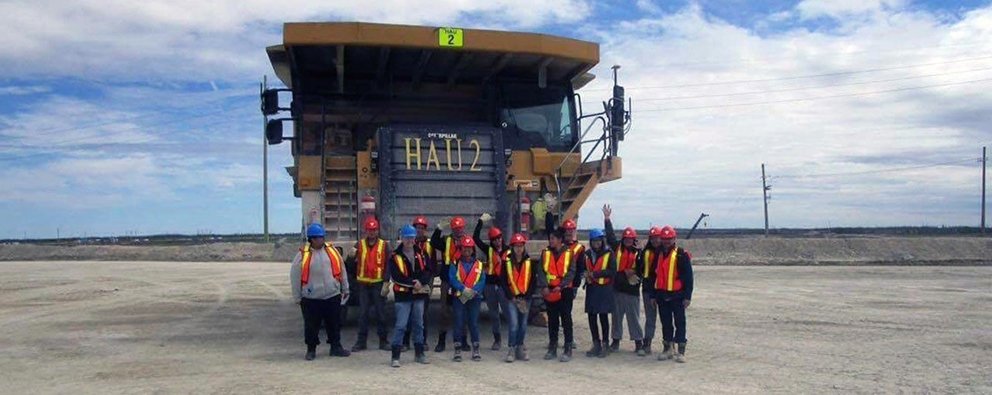 Attawapiskat students visit Victor Mine