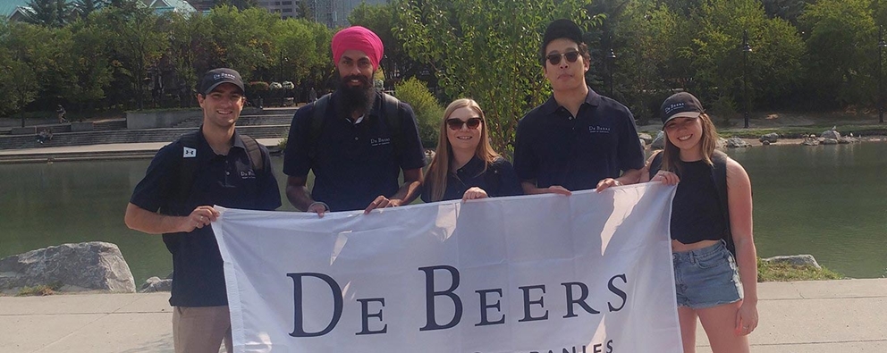 Five new mine professionals join de beers Canada career development program