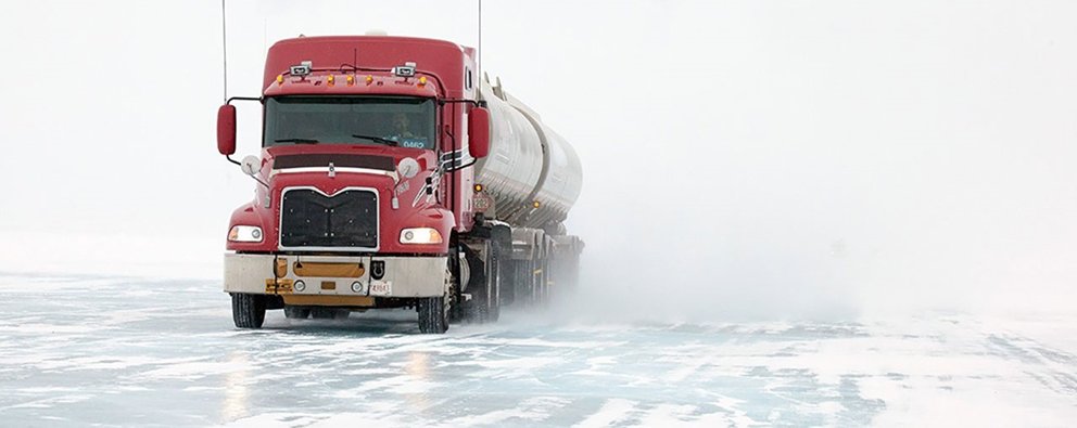 Safety and success for de beers' 61-day winter road program