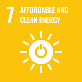 UN Sustainable Development Goal icon for Affordable & Clean Energy