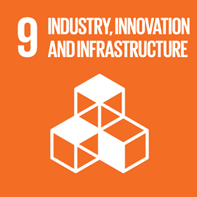 UN Sustainable Development Goal icon for Industry, Innovation & Infrastructure