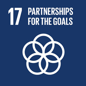 UN Sustainable Development Goal icon for Partnerships for the goals